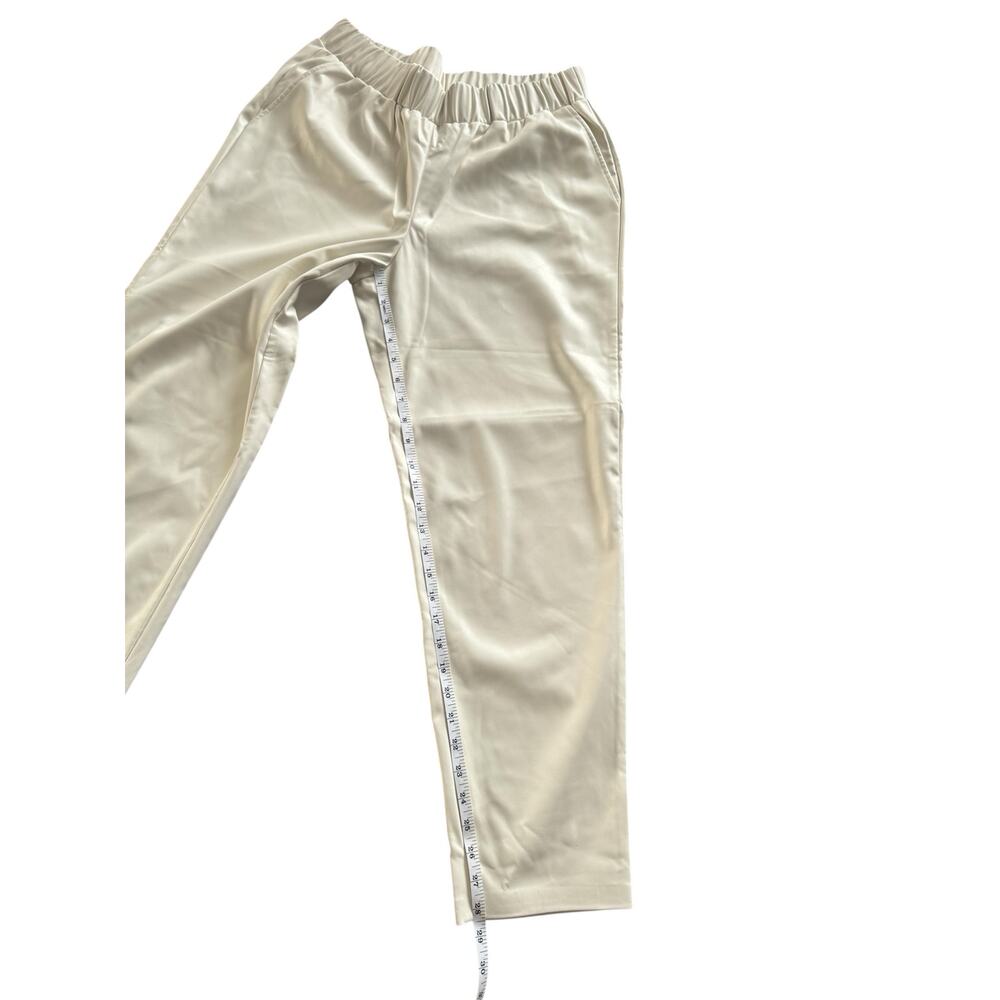 NWT The Drop Lindnyc Faux-Leather Jogger Pants Size L - Picture 5 of 9